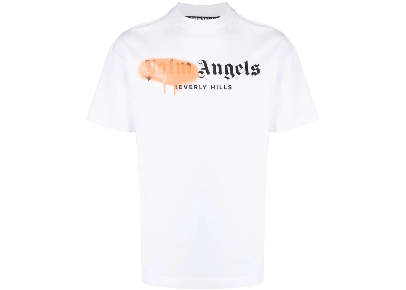 Palm Angels Beverly Hills Sprayed Logo T-shirt White