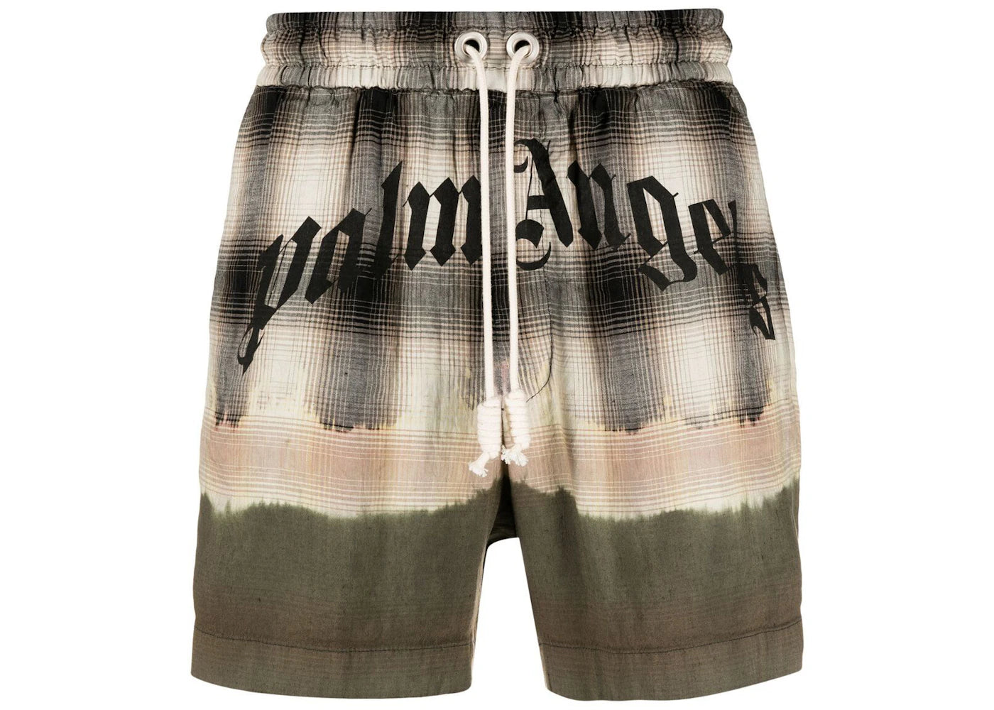 Palm Angels Bleached Logo Track Shorts Multicolor