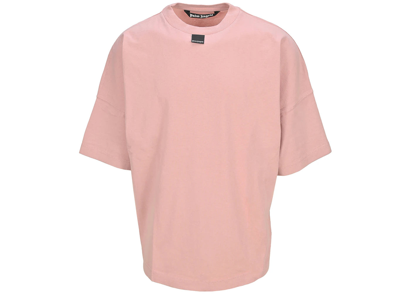 Palm Angels Blurred Logo Oversized T-Shirt Mauve White