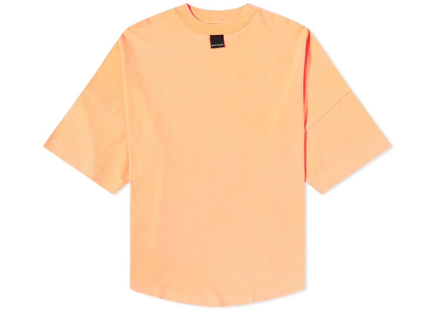 Palm Angels Blurred Logo Oversized T-Shirt Orange Fluo Black
