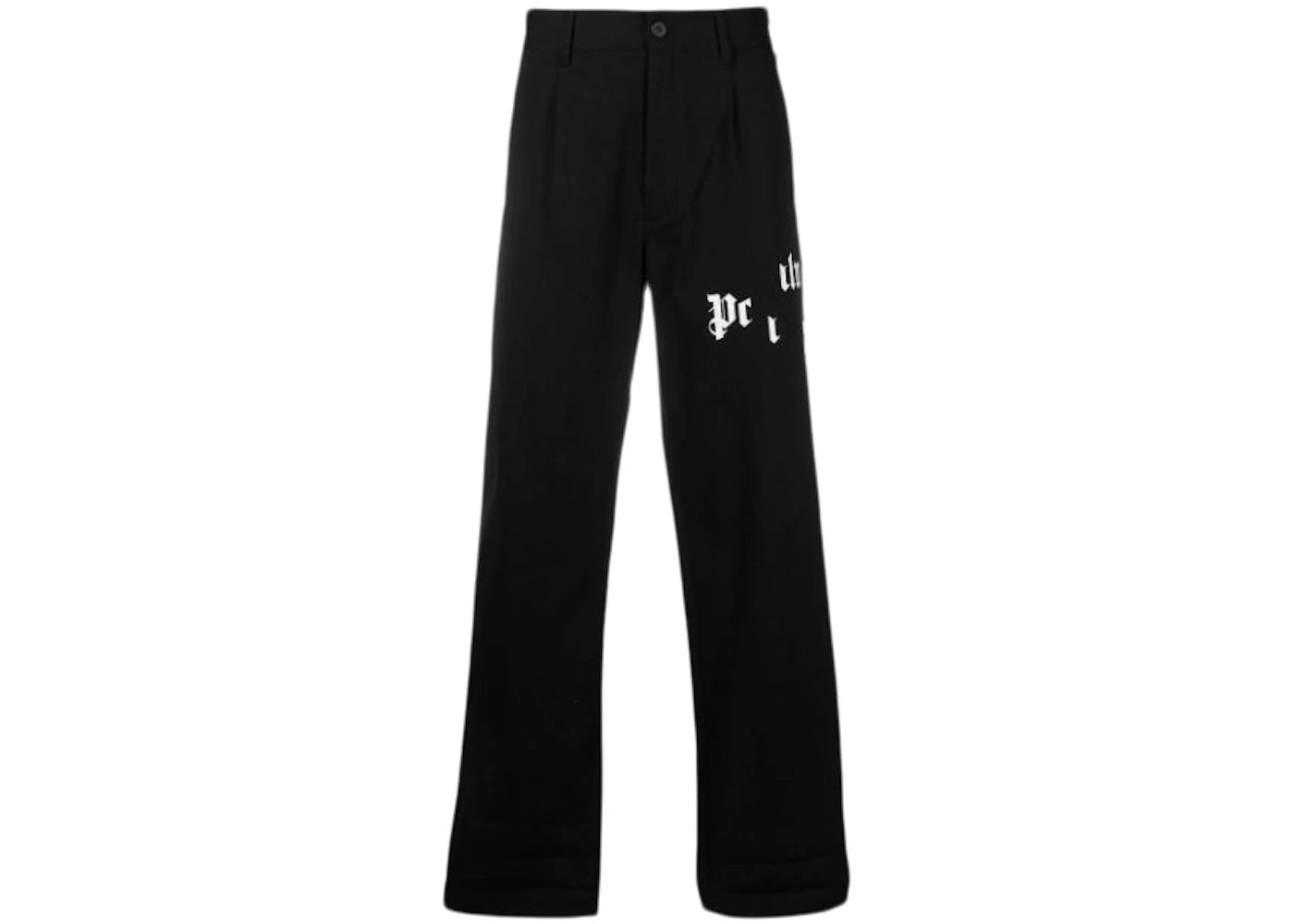 Palm Angels Broken Logo Pants Black/White