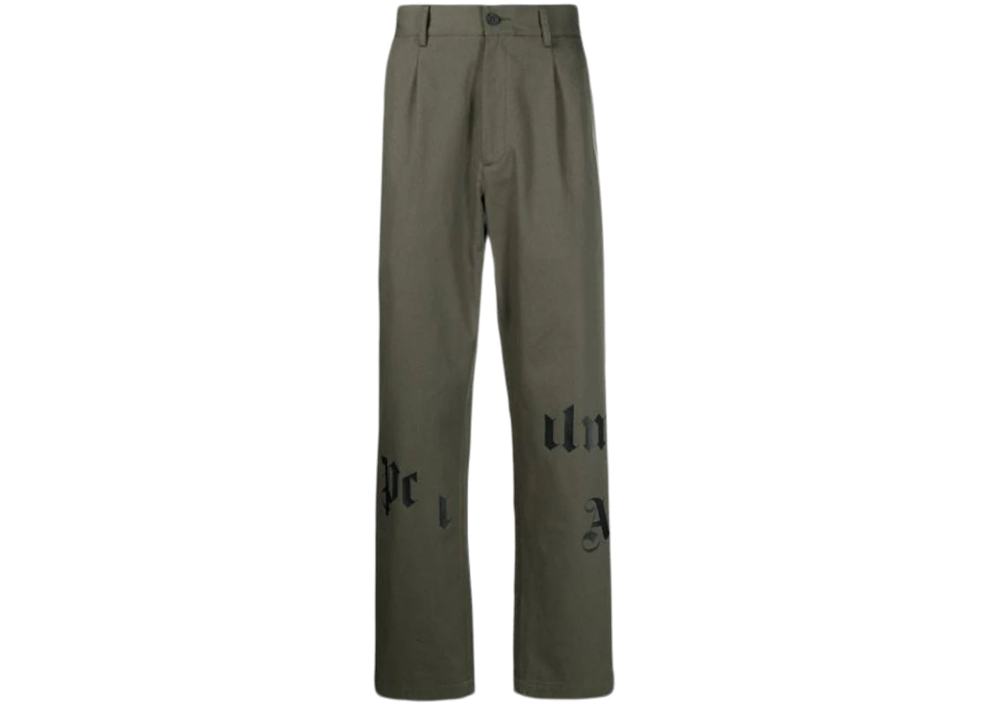 Palm Angels Broken Logo Pants Hunter Green