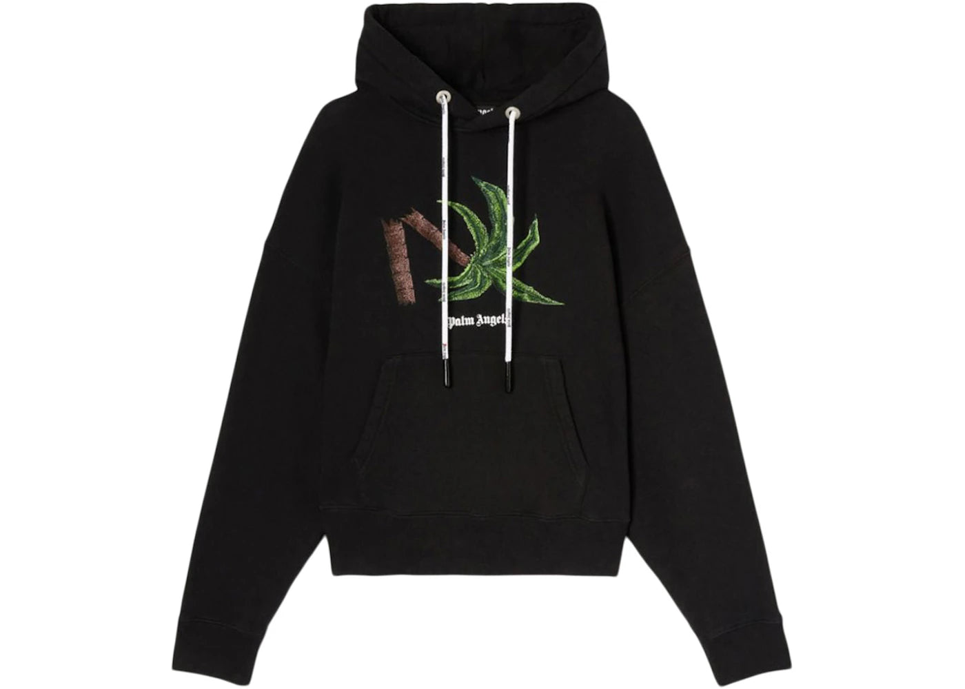 Palm Angels Broken Palm Hoodie Black/Green