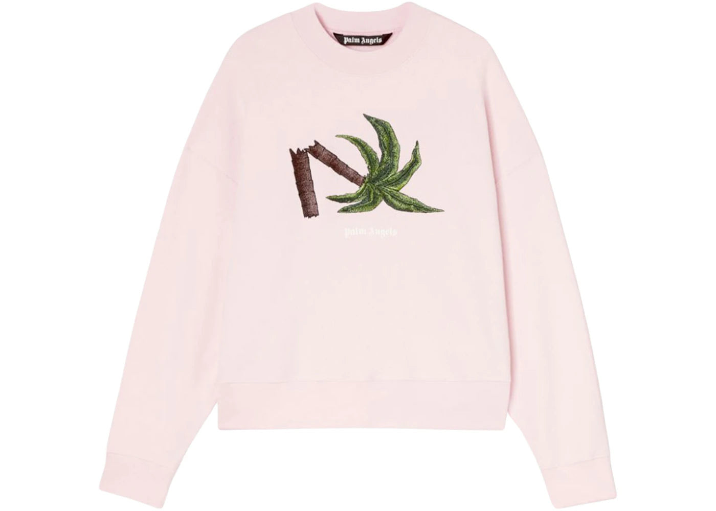 Palm Angels Broken Palm Sweatshirt Pink/Green