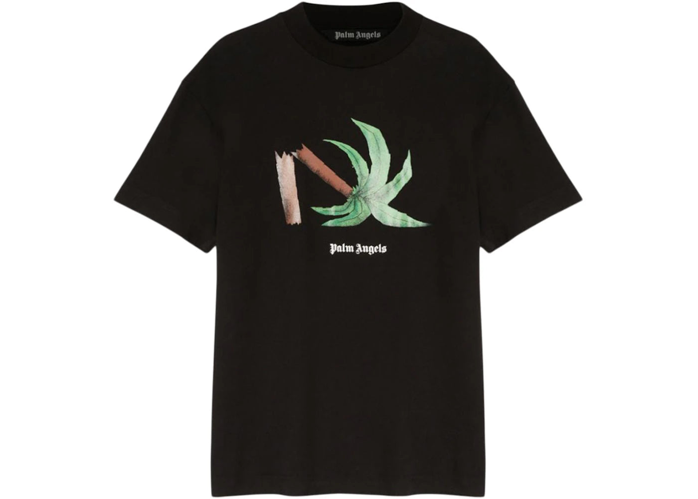 Palm Angels Broken Palm T-Shirt Black/Green