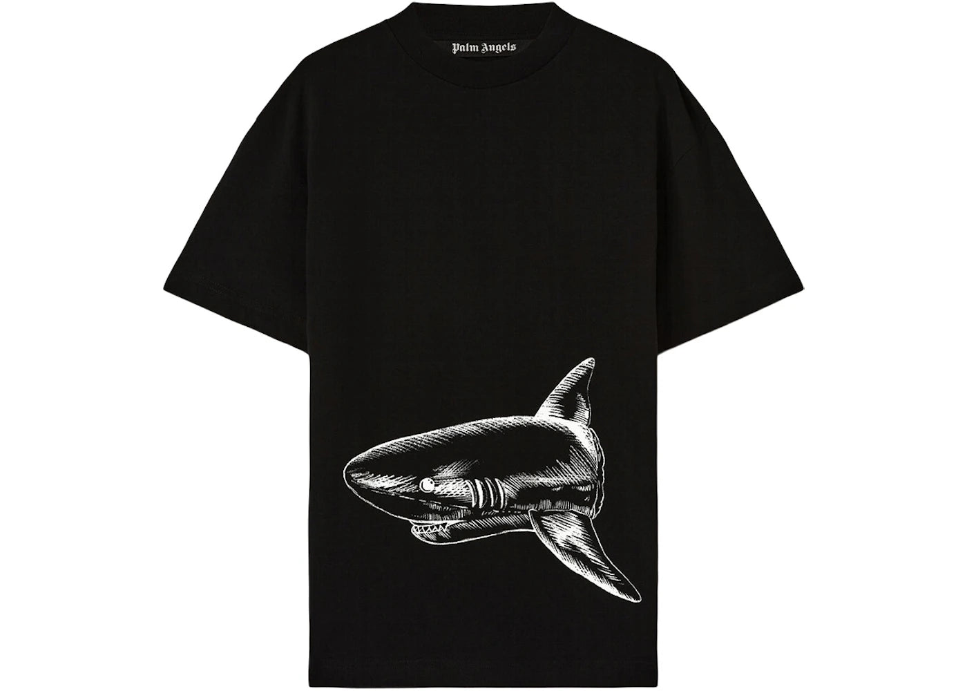 Palm Angels Broken Shark Classic T-Shirt Black/Off White