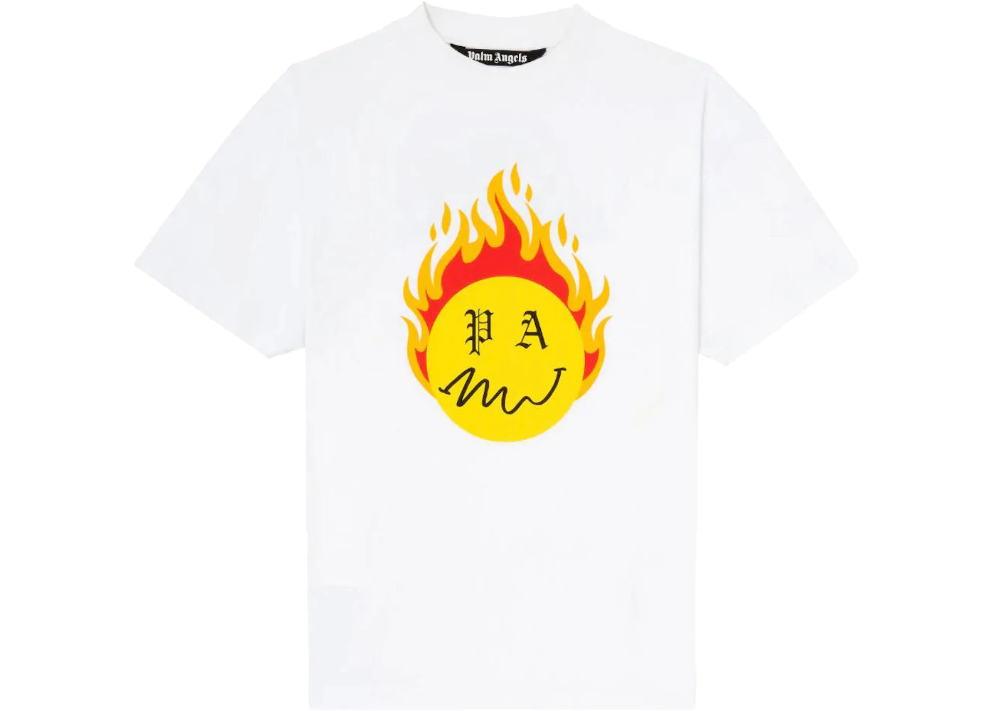 Palm Angels Burning Head T-shirt White