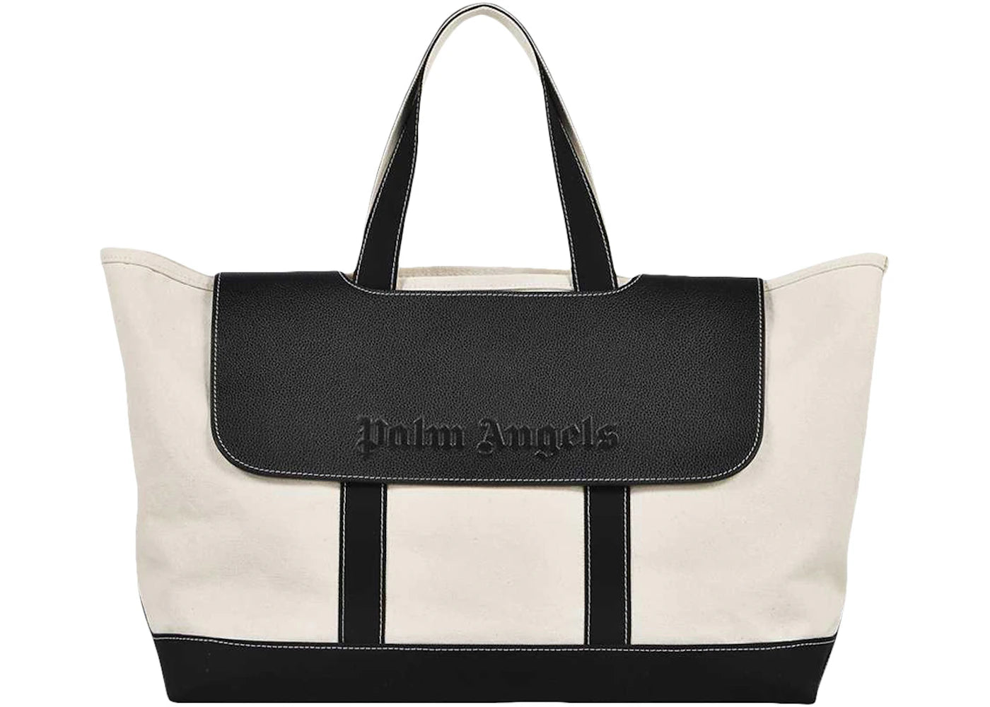 Palm Angels  Cabas Bag White/Black