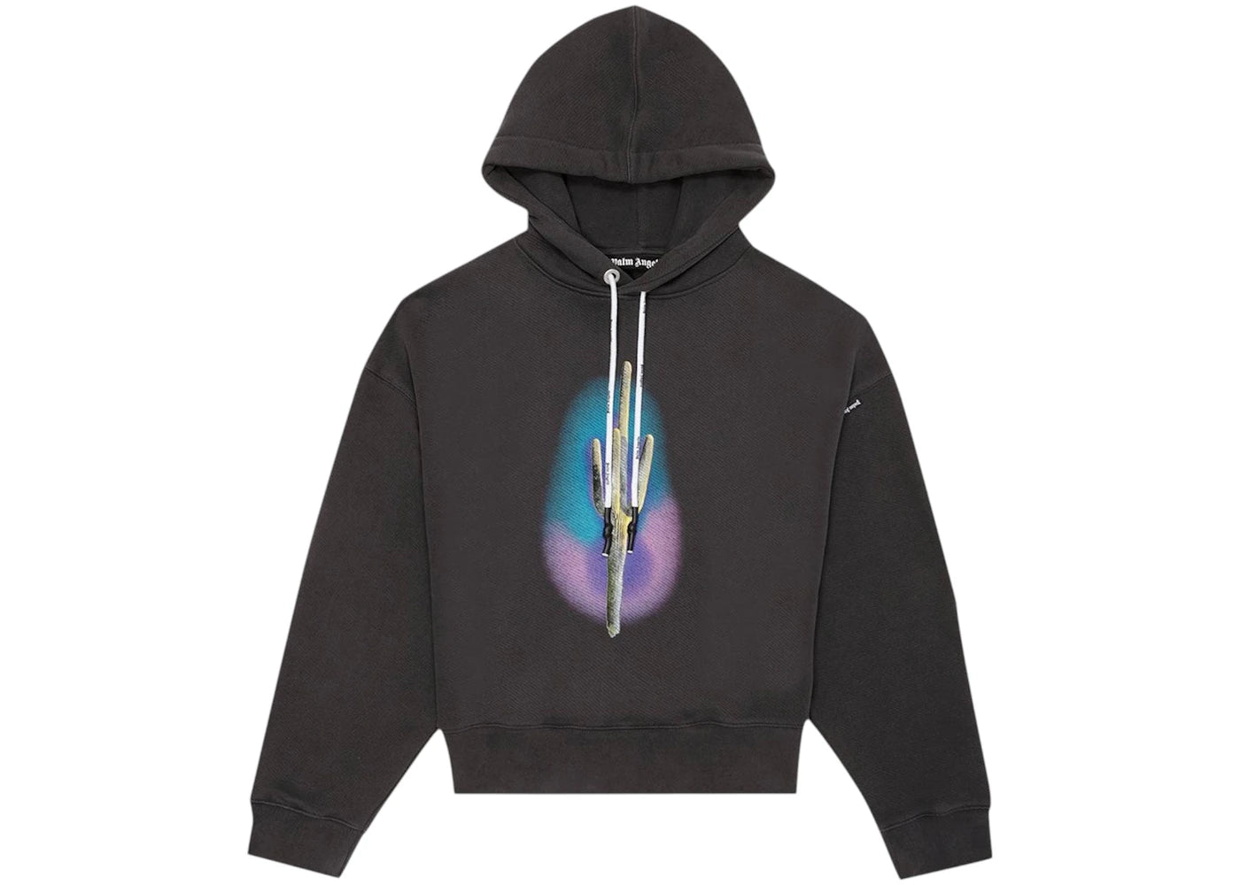 Palm Angels Cactus Hoodie Black/Green