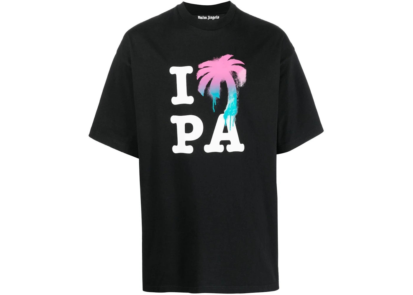 Palm Angels Classic I Love PA T-shirt Black