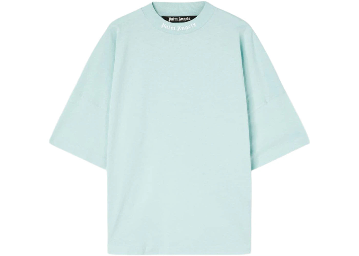 Palm Angels Classic Logo Over T-Shirt Light Blue/White