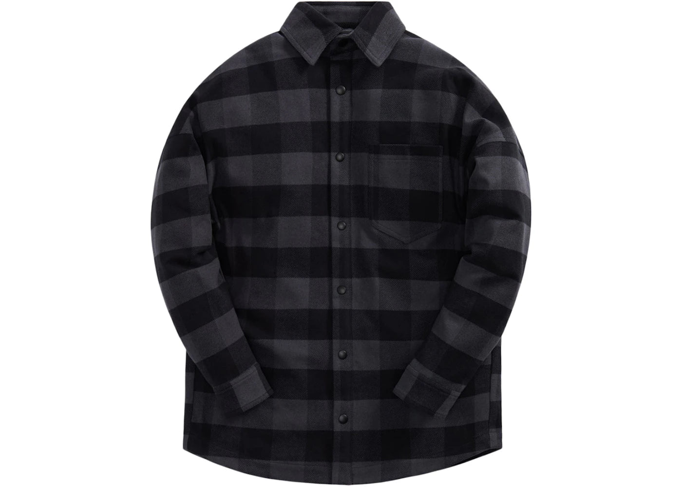 Palm Angels Classic Logo Overshirt Black/Grey/White