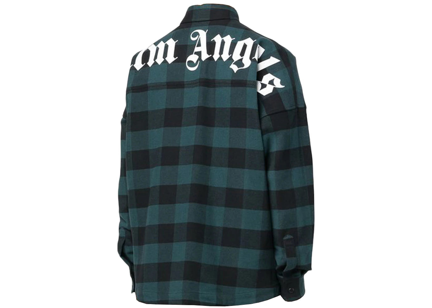 Palm Angels Classic Logo Overshirt Green/White
