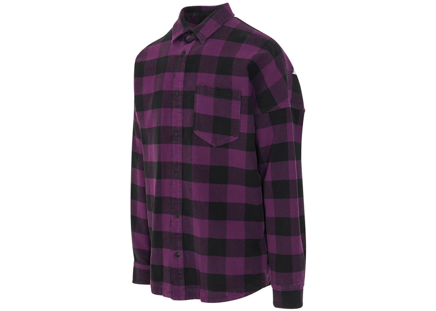 Palm Angels Classic Logo Overshirt Purple/White