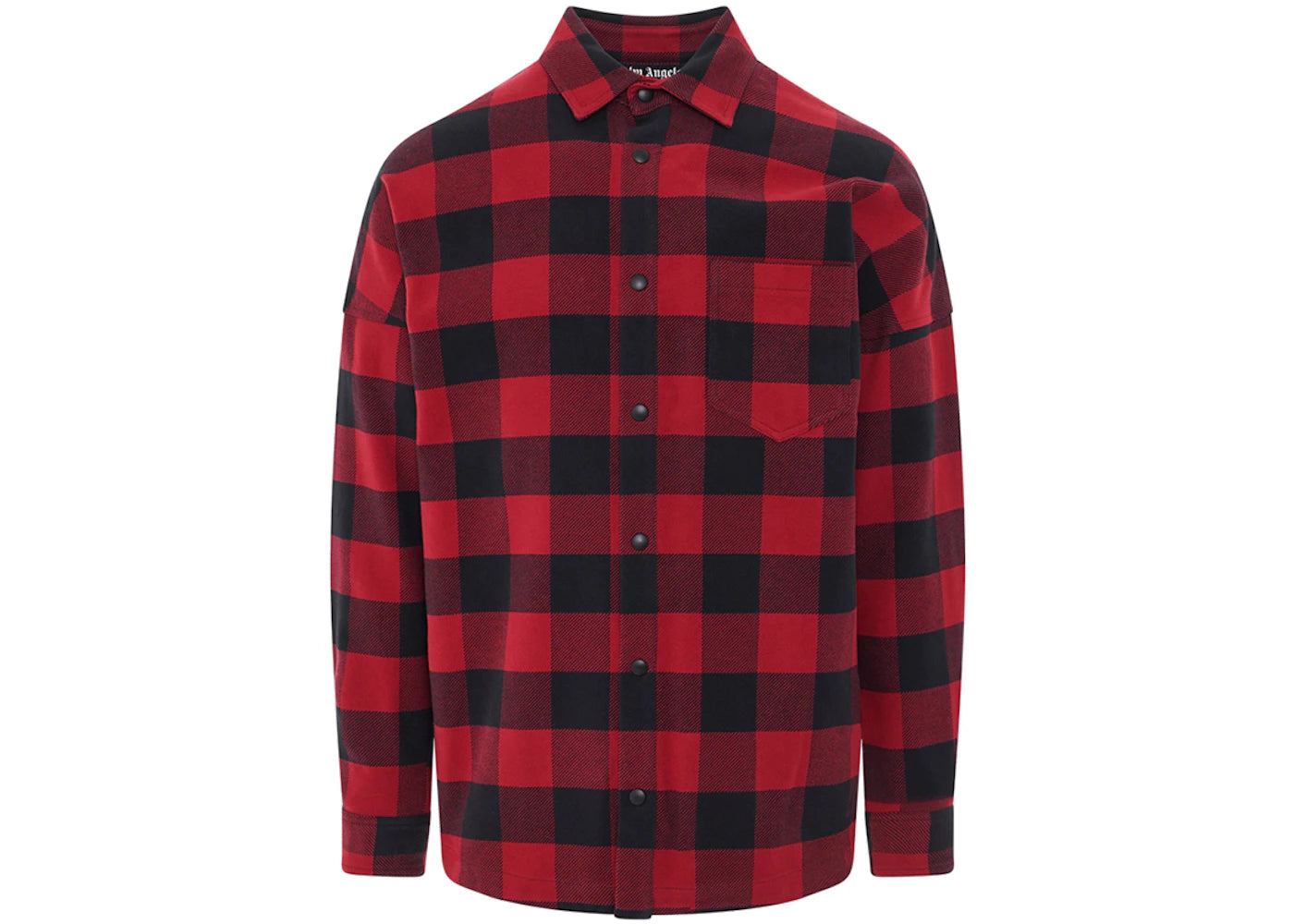 Palm Angels Classic Logo Overshirt Red/White