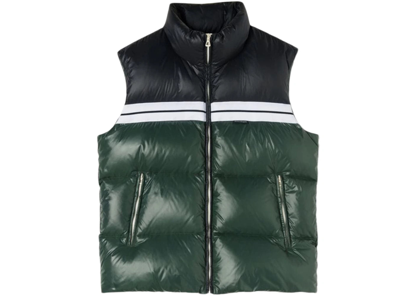 Palm Angels Classic Track Puffed Vest Green/Black
