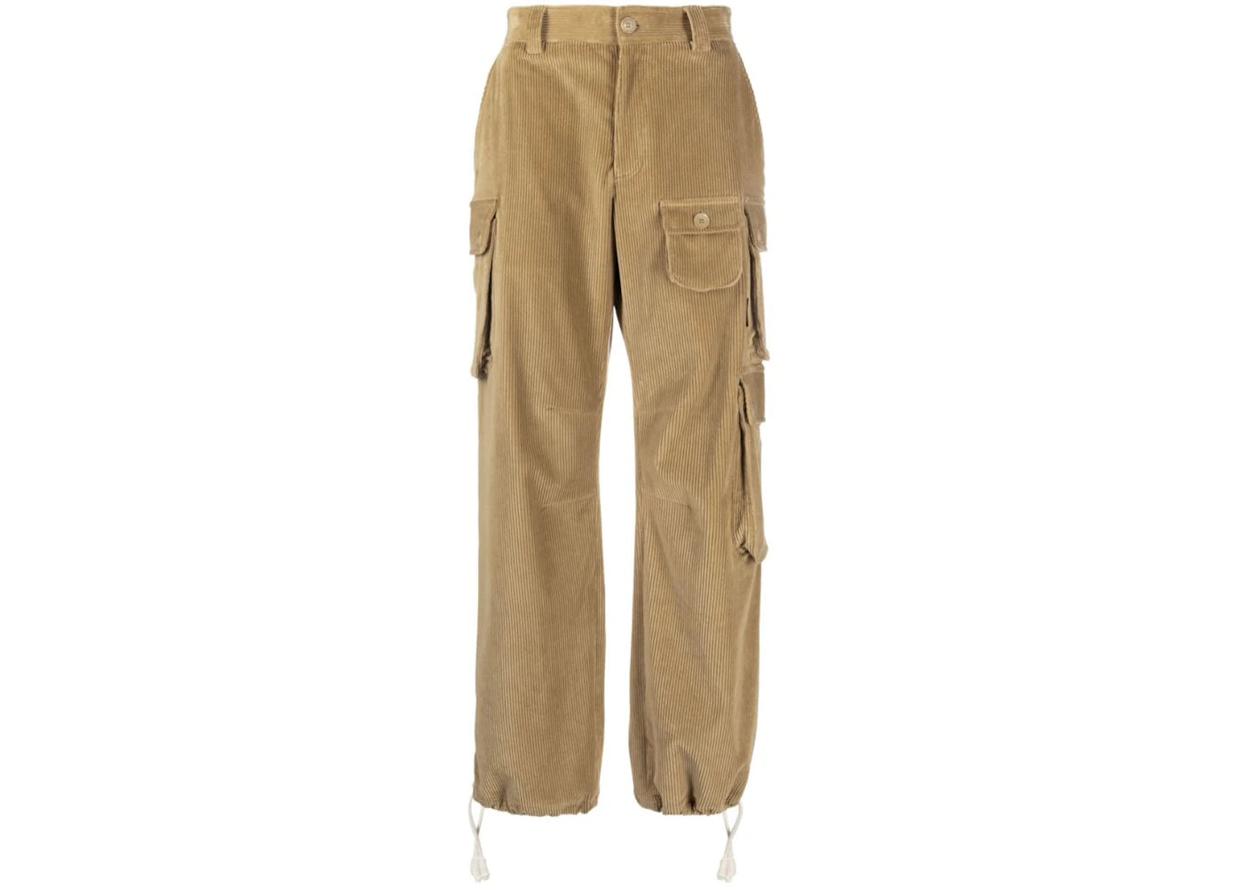 Palm Angels Corduroy Cargo Pants Brown Black