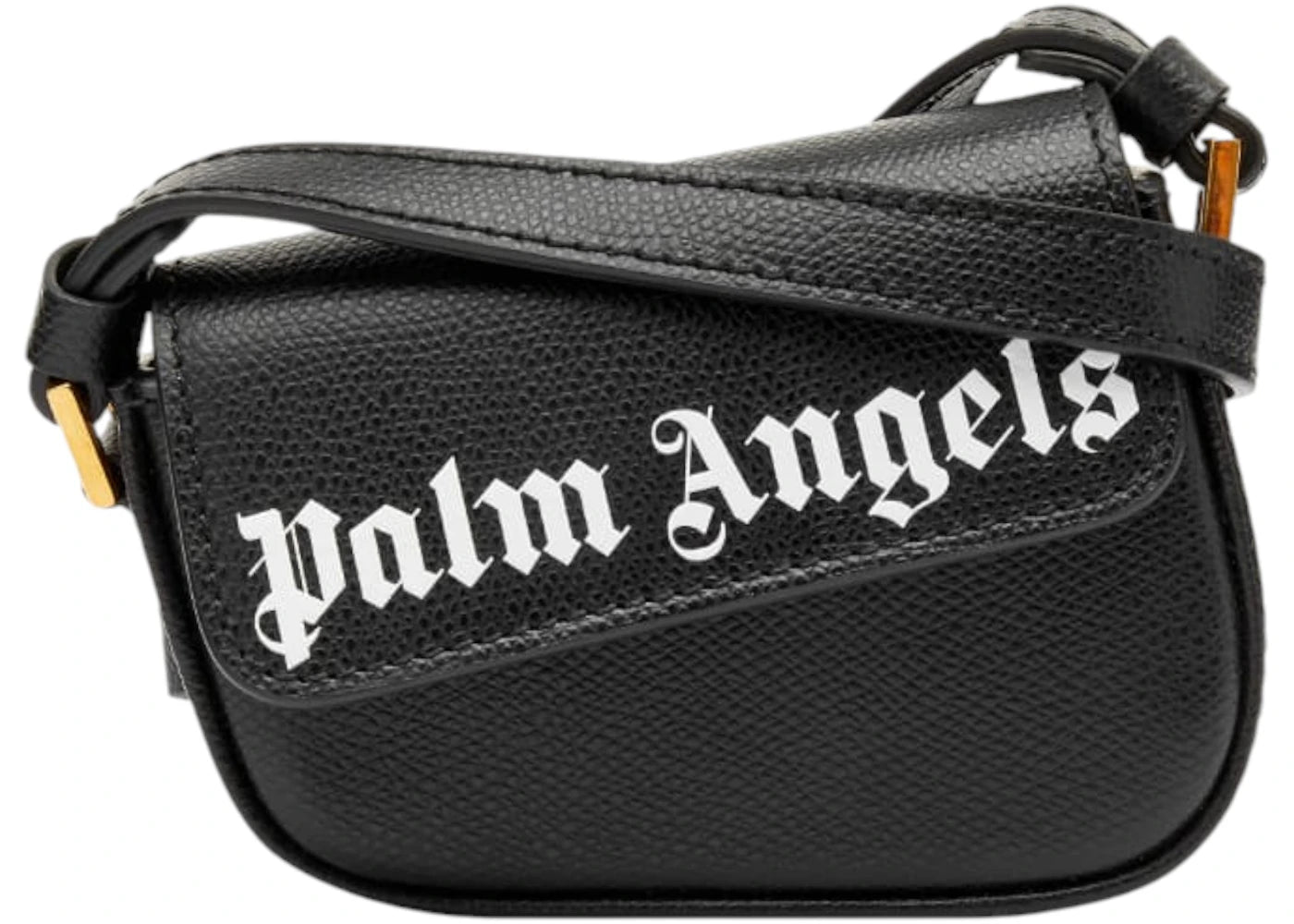 Palm Angels Crash Mini Bag Black White