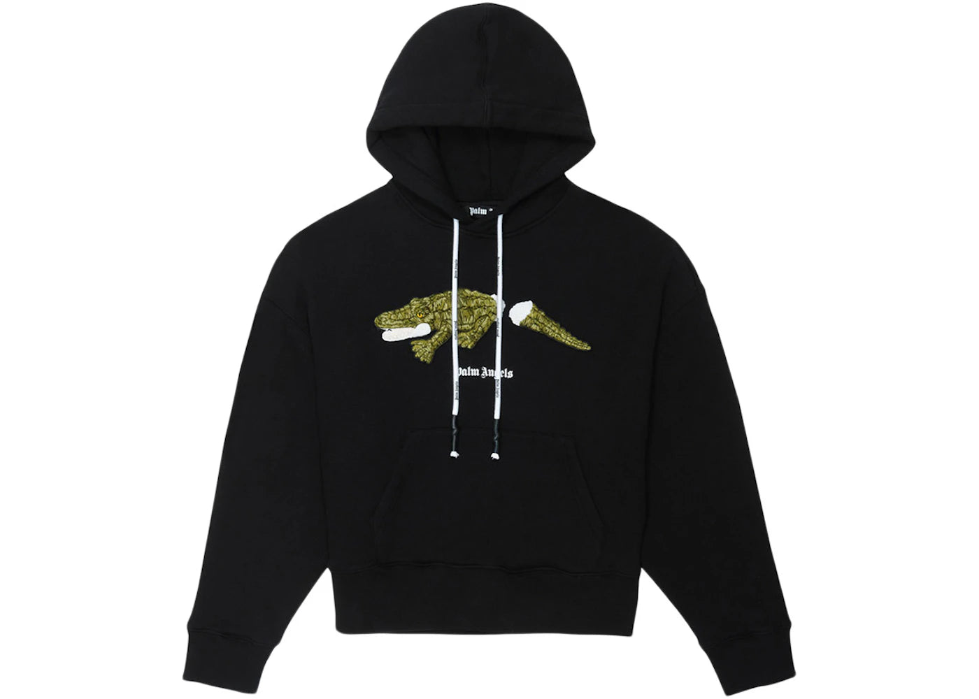 Palm Angels Croco Hoodie Black/Green