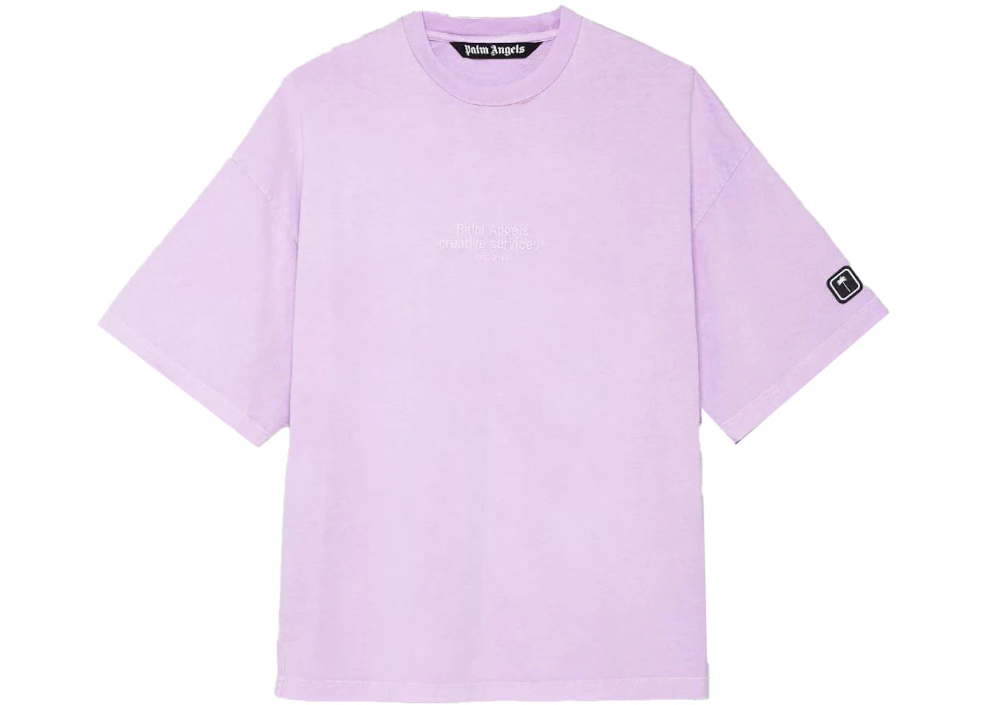 Palm Angels Embroidered T-shirt Lilac