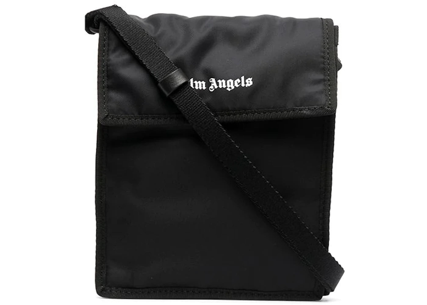 Palm Angels Essential Logo Shoulder Bag Black