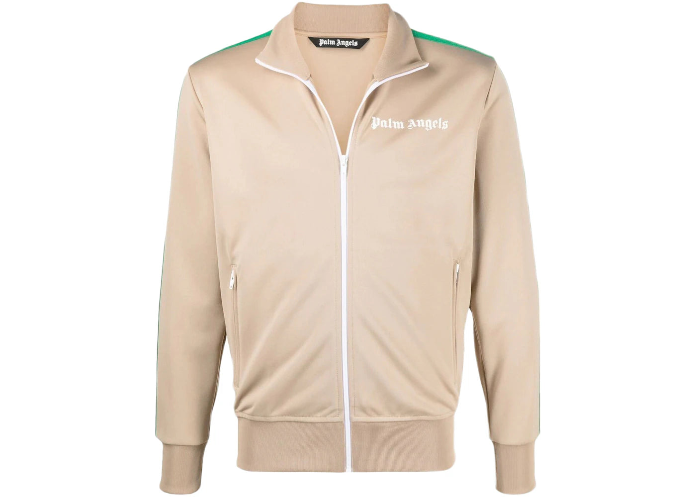 Palm Angels Exodus Classic Track Jacket Nougat/White