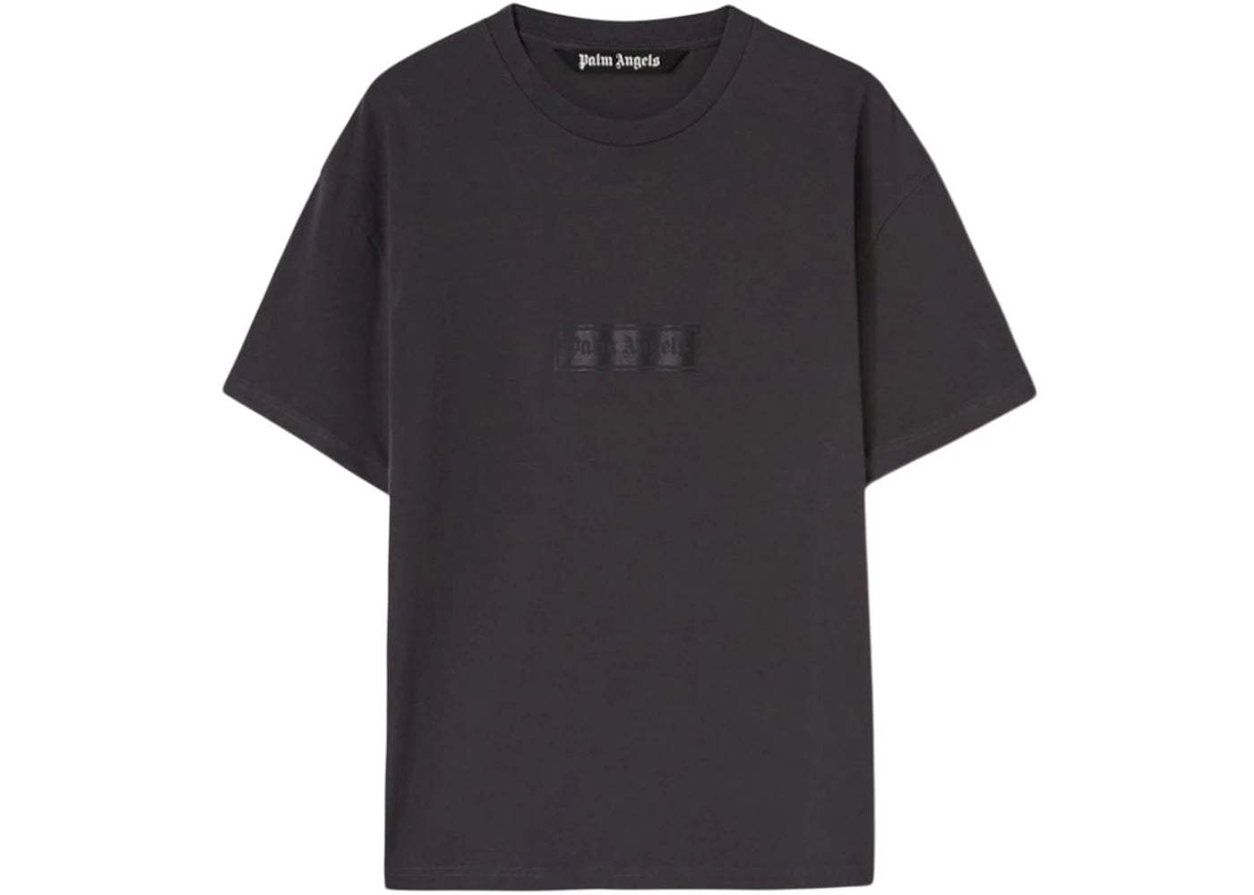 Palm Angels Garment Dye Box Logo T-Shirt Black/White