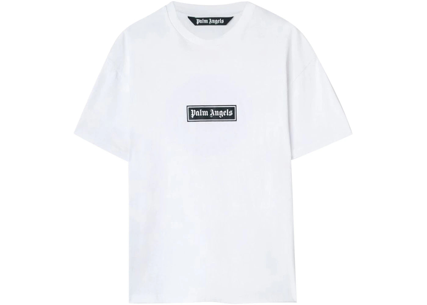 Palm Angels Garment Dye Box Logo T-Shirt White