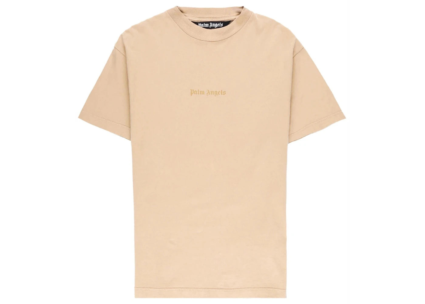 Palm Angels Gd Reverse Logo Tee Beige