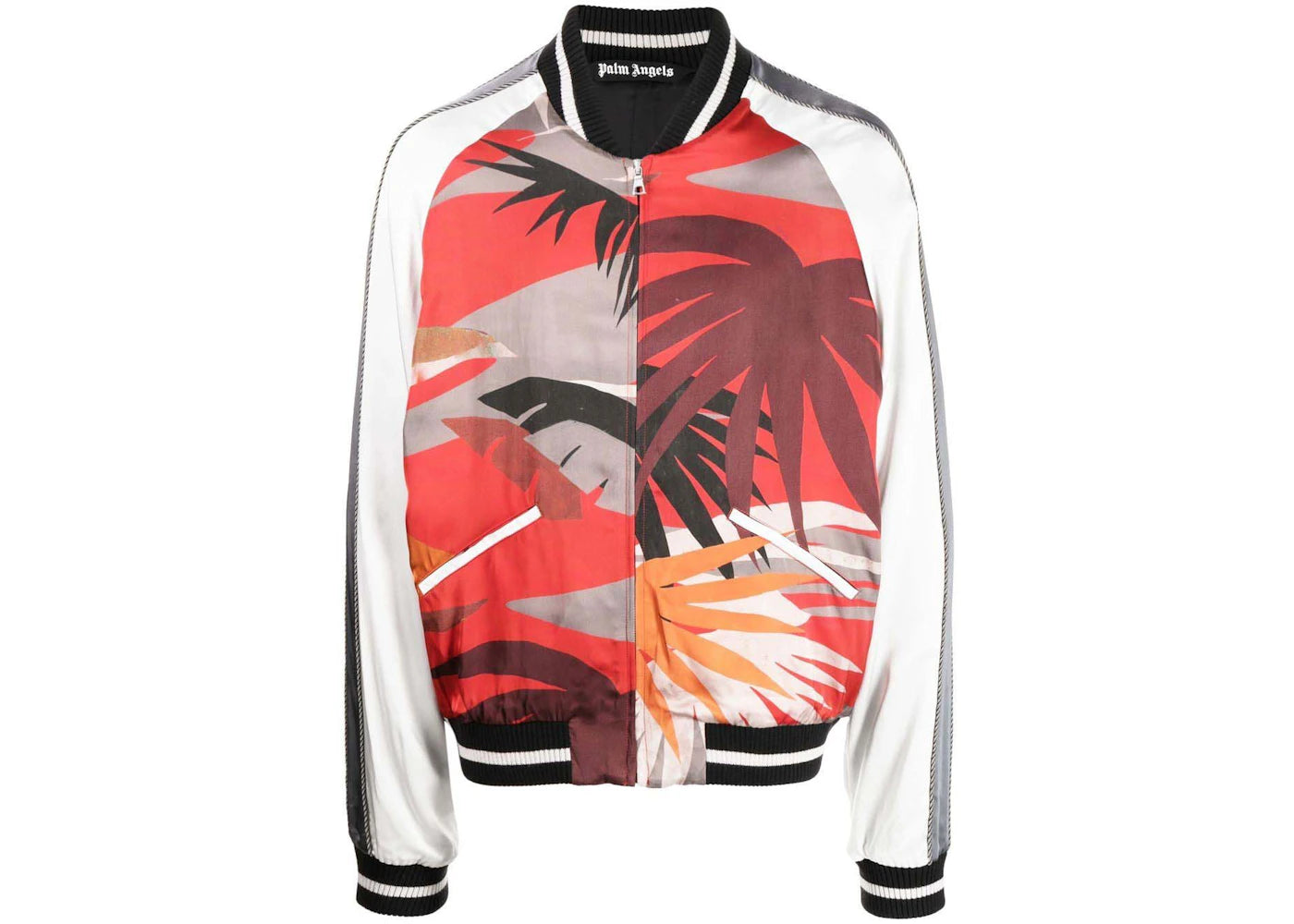 Palm Angels Hawaiian Bomber Jacket Multicolor