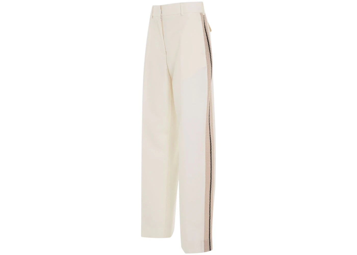 Palm Angels Knit Tape Suit Pants White