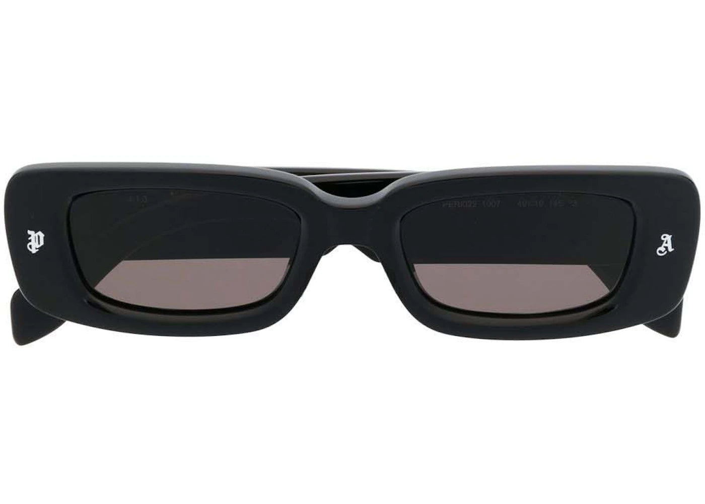 Palm Angels Lala Rectangle-Frame Sunglasses Black