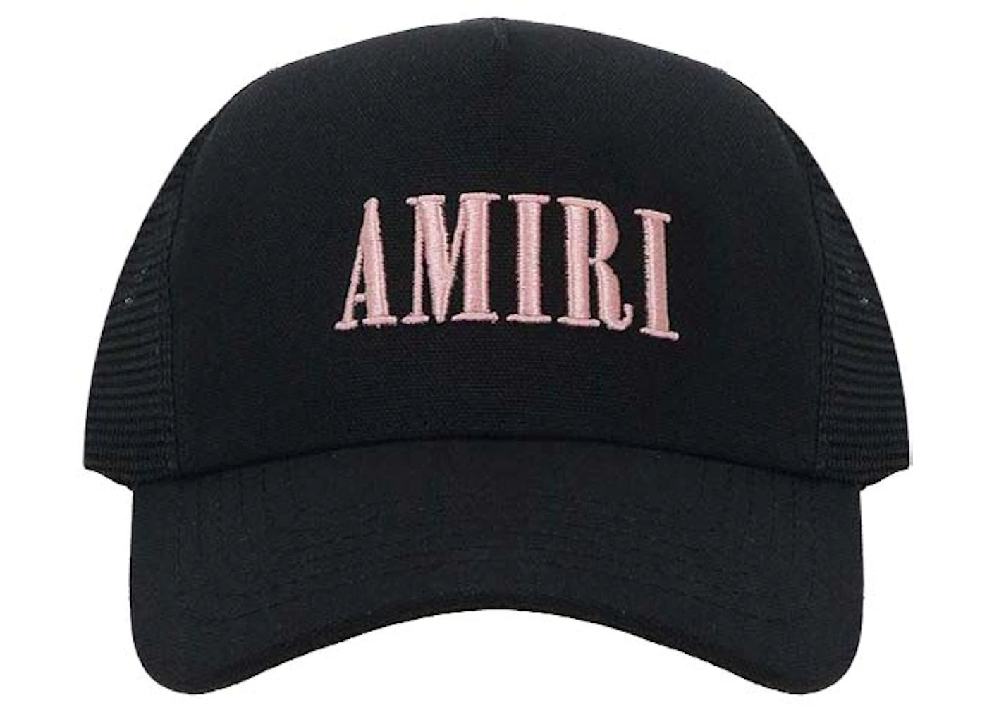 AMIRI Logo-Detailed Canvas/Mesh Baseball Cap Black