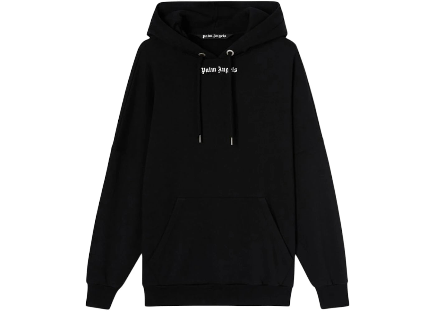Palm Angels Logo Hoodie Black/White