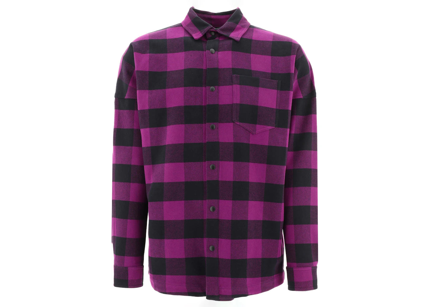 Palm Angels Logo Overshirt Purple