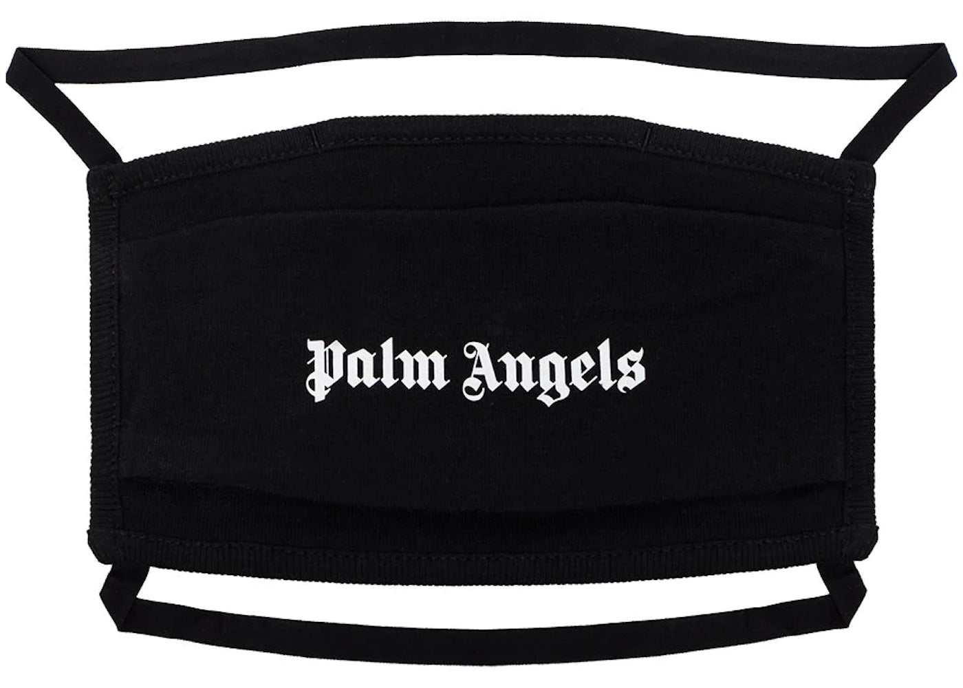 Palm Angels Logo Print Face Over the Head Mask Black