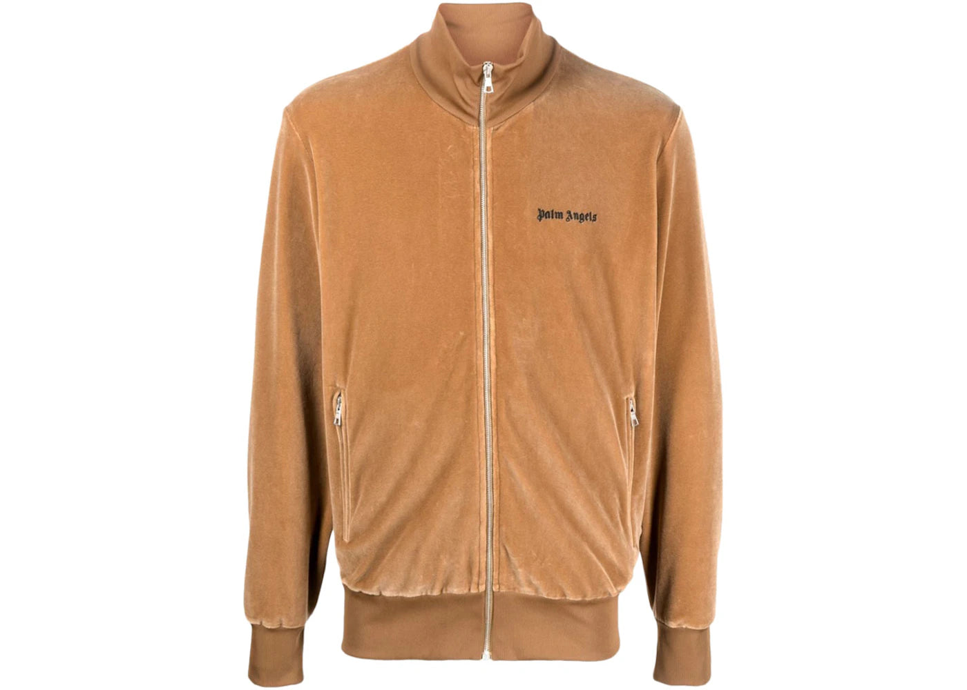 Palm Angels Logo-Print Track Jacket Sand Beige