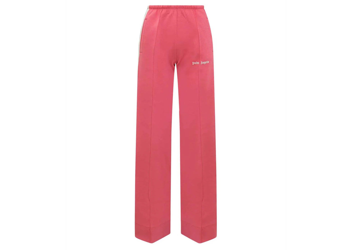 Palm Angels Logo Printed Side Stripe Pants Pink