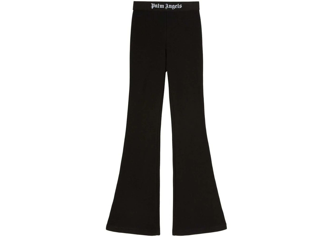 Palm Angels Logo Tape Flare Sweatpants Black/White