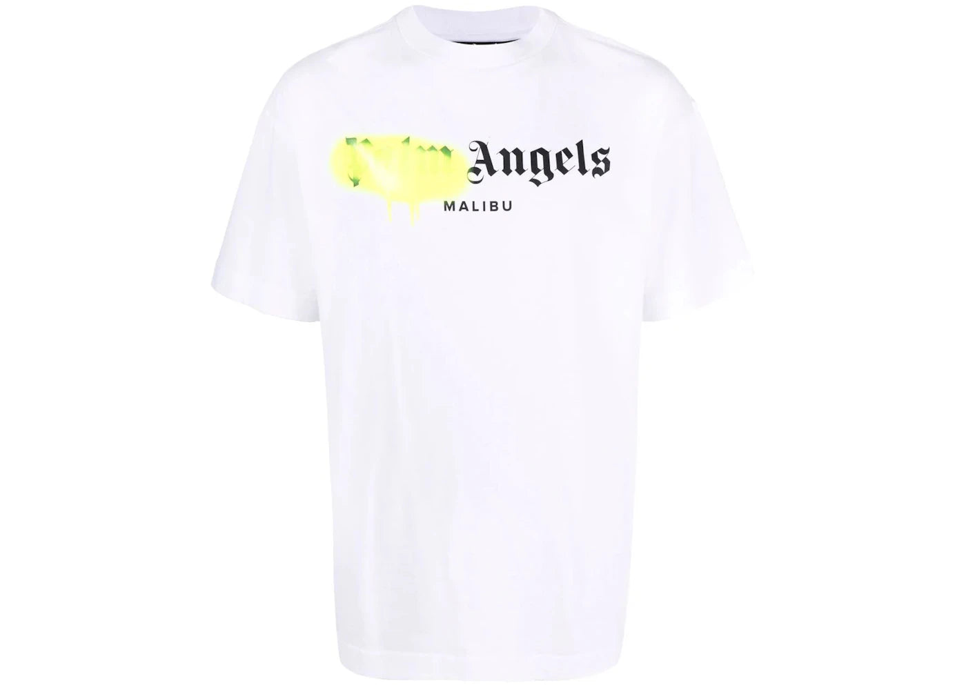 Palm Angels Malibu Sprayed Logo T-shirt White