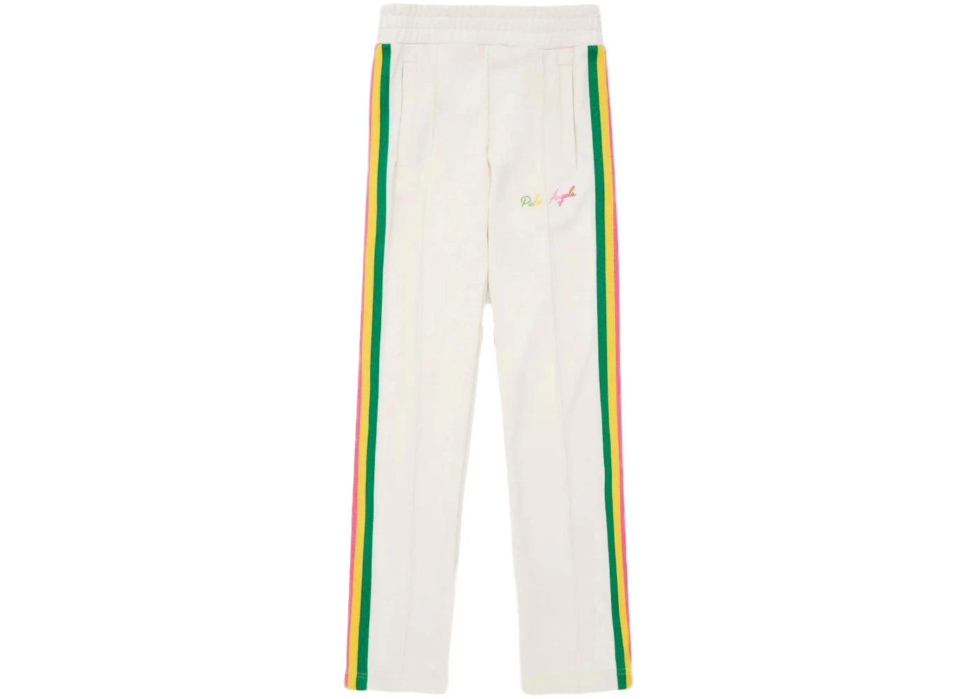 Palm Angels Miami Logo Track Pants White/Multi