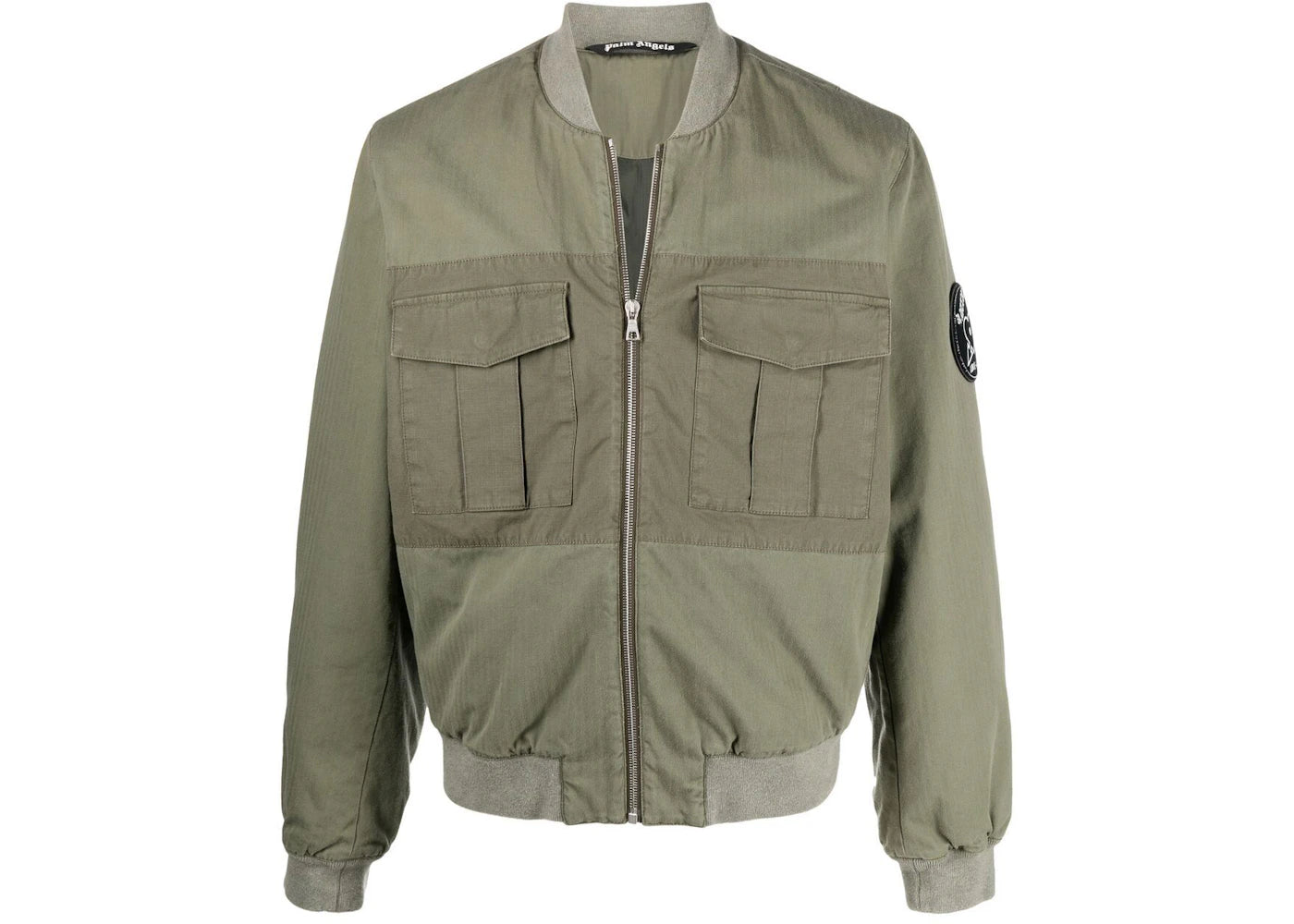 Palm Angels Military Wings Bomber Jacket Military Green