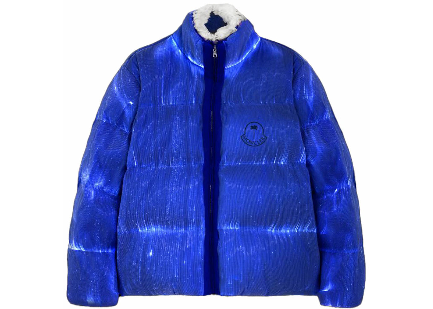 Palm Angels Moncler Maya Down Jacket Navy Blue