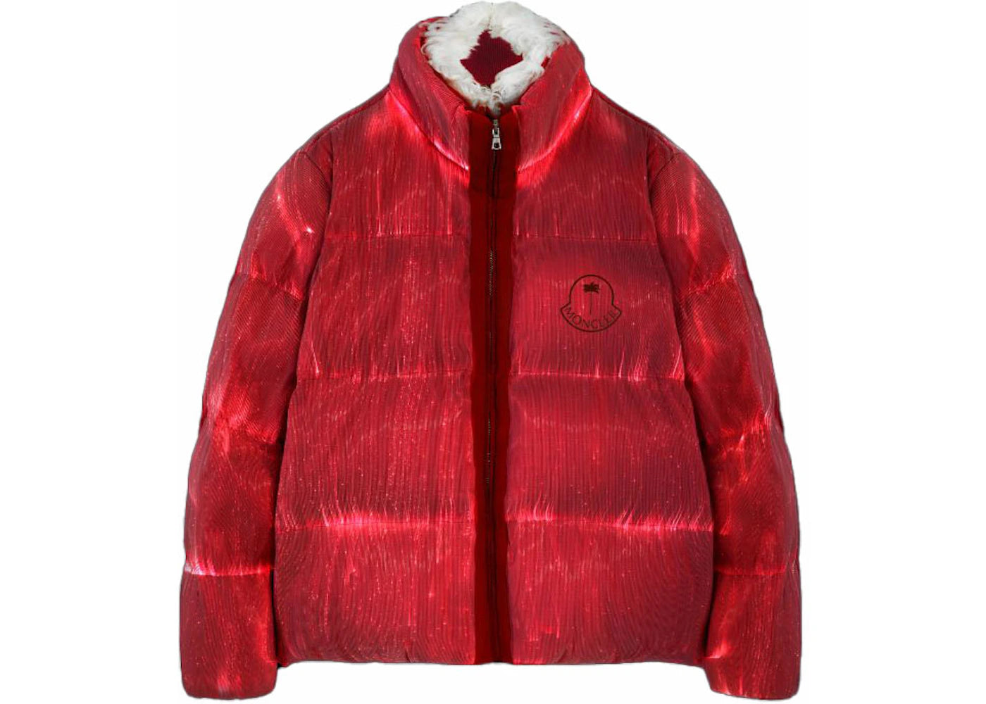 Palm Angels Moncler Maya Down Jacket Red