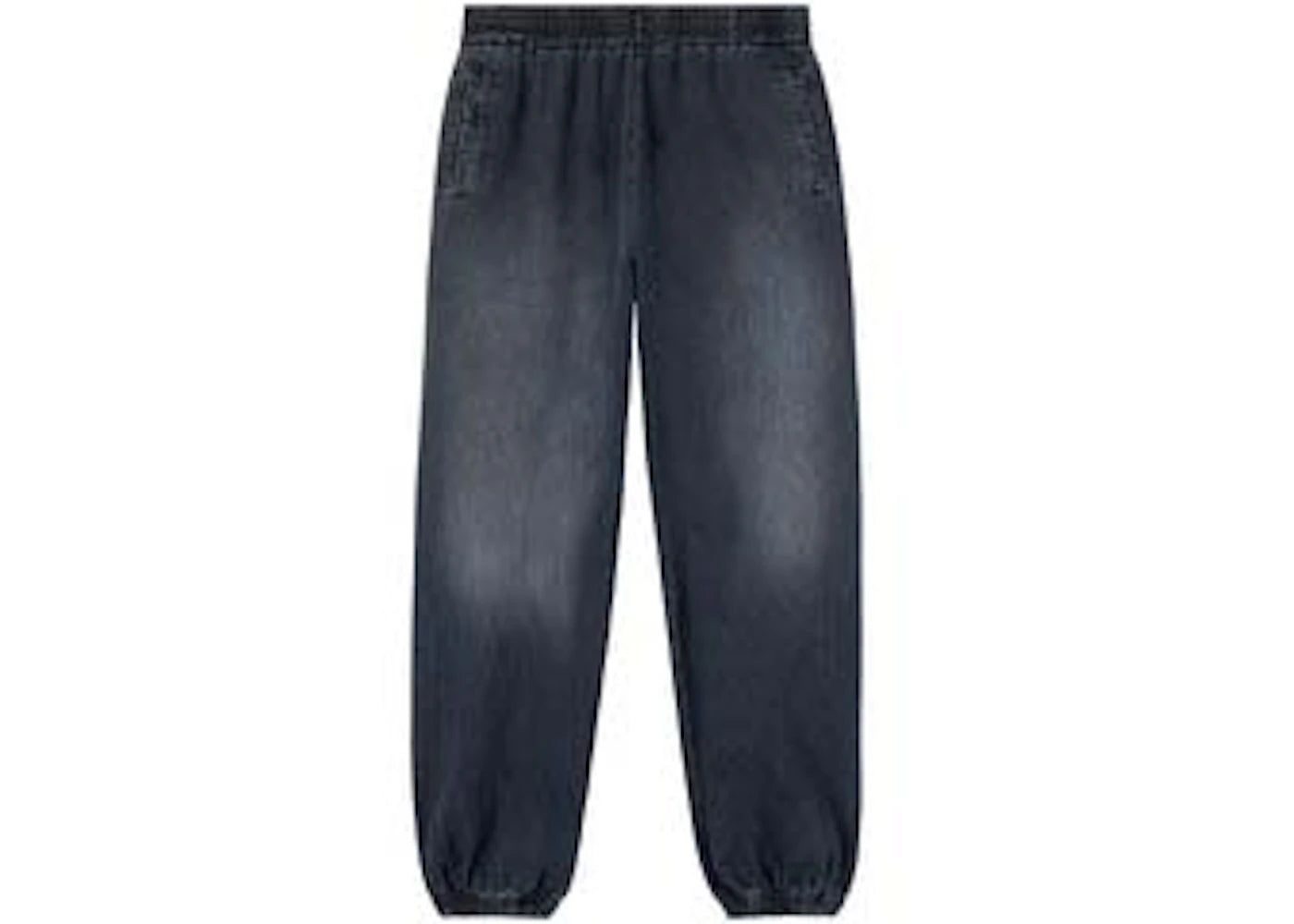 Palm Angels Monogram Series Washed Sweat Pants Black