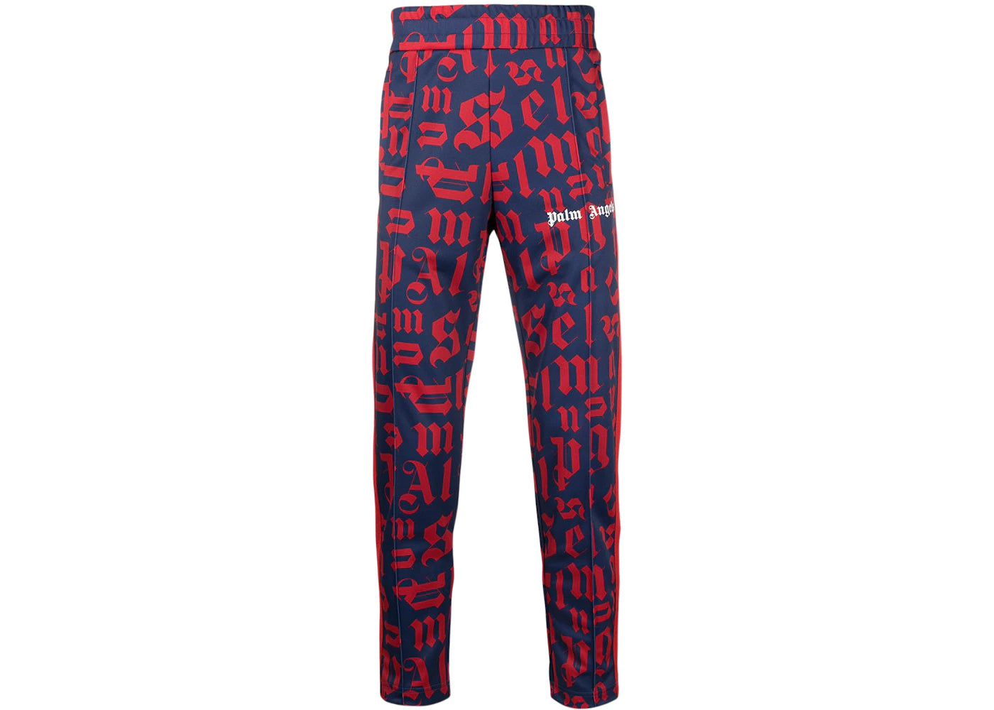 Palm Angels Monogram Slim Fit Track Pants Blue/Red