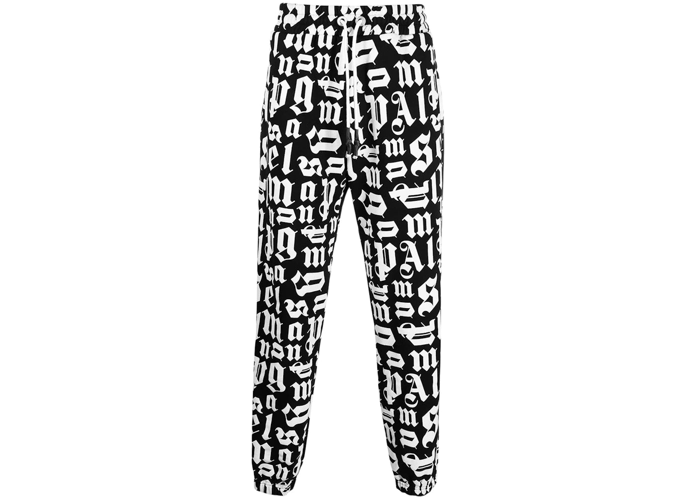 Palm Angels Monogram Sweatpants Black/White