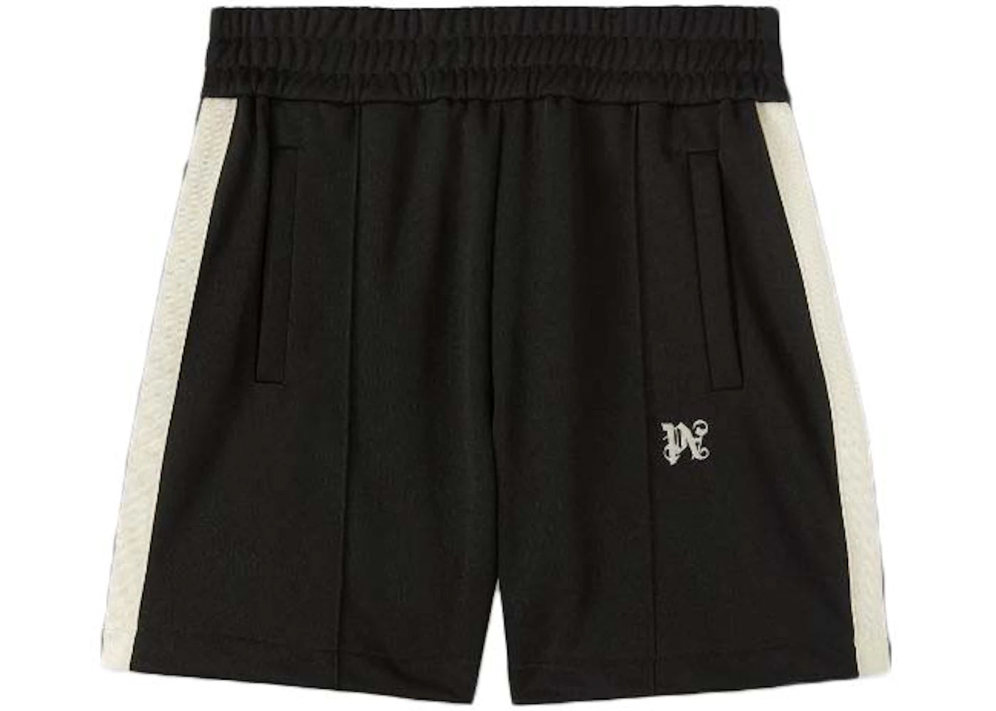 Palm Angels Monogram Track Shorts Black Butter