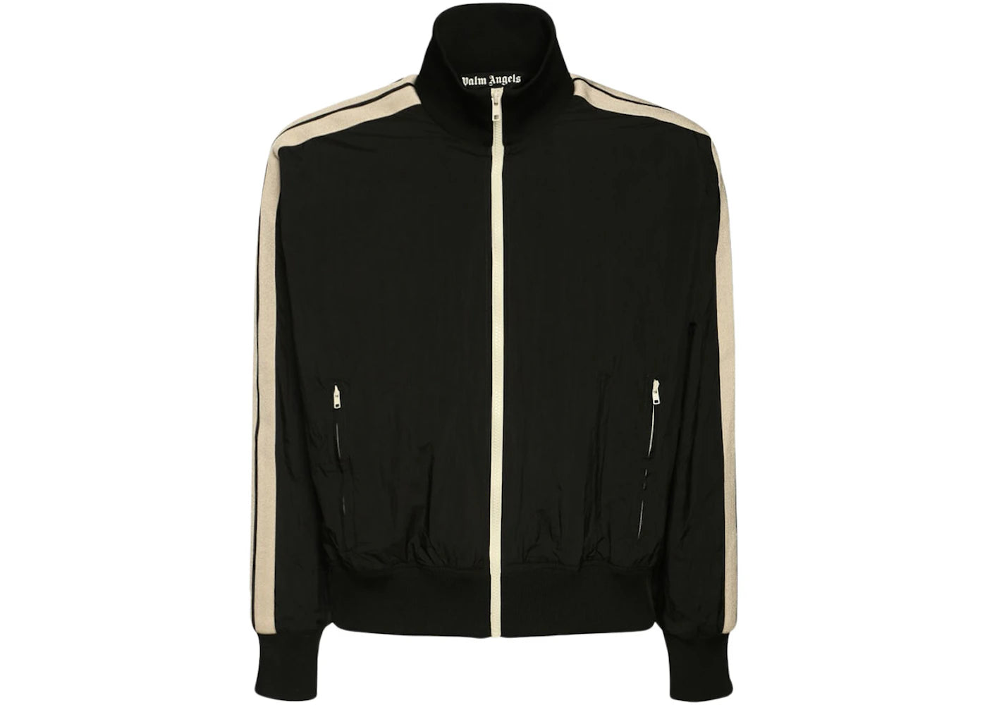 Palm Angels Nylon Track Jacket Black/Off-White