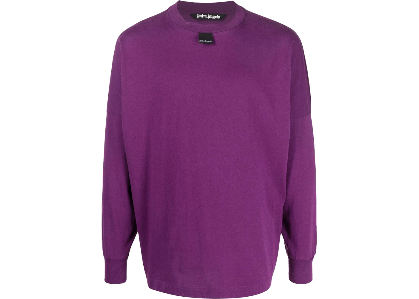 Palm Angels Oversized Blurry Logo Long-Sleeve T-Shirt Purple/Black